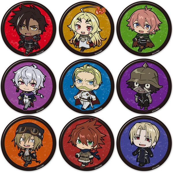 Azu Maker Sentenced to Be a Hero: The Prison Records of Penal Hero Unit 9004 Tsuitekku Trading Tin Badge 9Pack BOX imagen 1