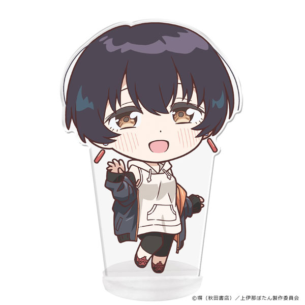 Azu Maker TV Anime "Botan Kamiina Fully Blossoms When Drunk" PuniColle! Acrylic Figure (w/Stand) Zhang Jinglan
