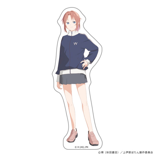 Azu Maker TV Anime "Botan Kamiina Fully Blossoms When Drunk" Diecut Sticker Akane Yusa gambar 1