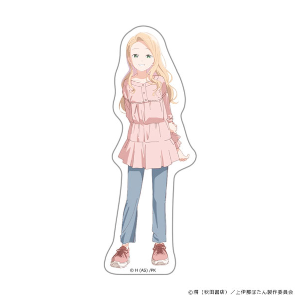 Azu Maker TV Anime "Botan Kamiina Fully Blossoms When Drunk" Diecut Sticker Yaeka Kitamori