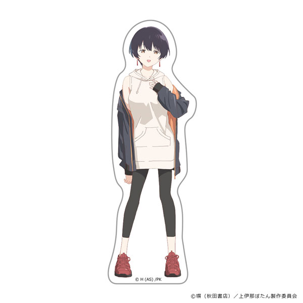 Azu Maker TV Anime "Botan Kamiina Fully Blossoms When Drunk" Diecut Sticker Zhang Jinglan รูปภาพ 1