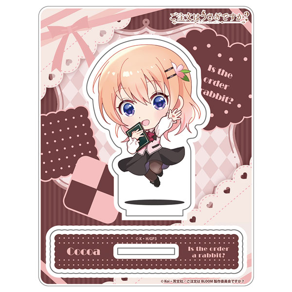 Axel Graphic Works Is the Order a Rabbit? "Cocoa" JumpColle Acrylic Stand