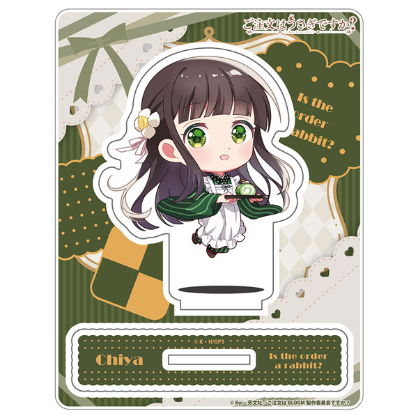 Axel Graphic Works Is the Order a Rabbit? "Chiya" JumpColle Acrylic Stand