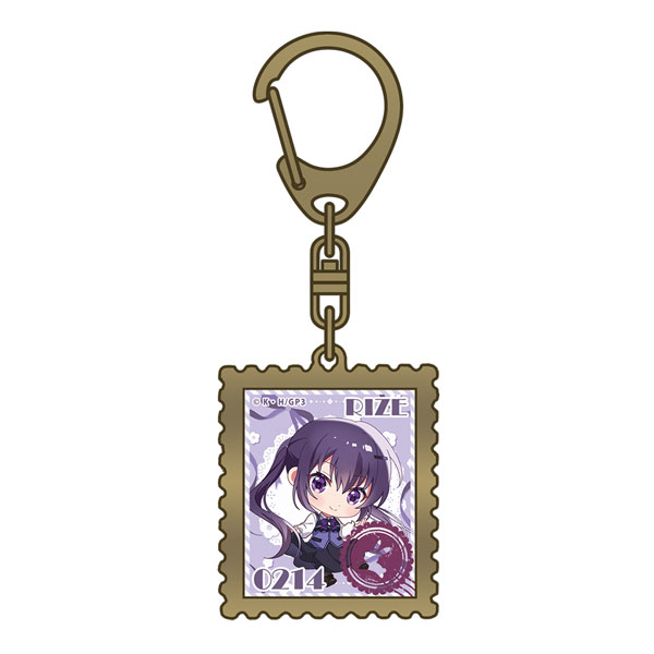 Axel Graphic Works Is the Order a Rabbit? "Rize" Metal Keychain