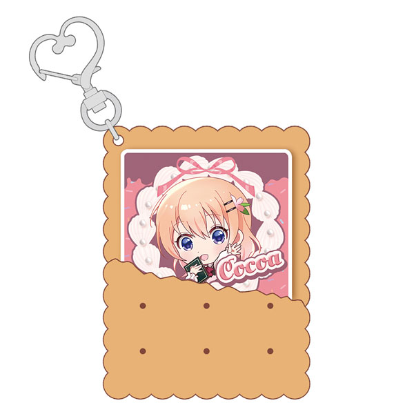 Axel Graphic Works Is the Order a Rabbit? "Cocoa" Rubber Keychain image 1