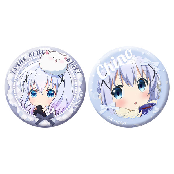 Axel Graphic Works Is the Order a Rabbit? "Chino" Tin Badge Set