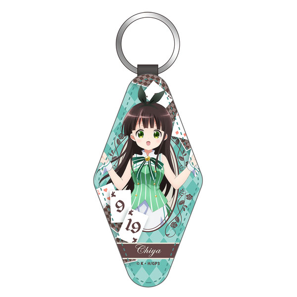 Axel Graphic Works Is the Order a Rabbit? "Chiya" Leather Keychain hình ảnh 1