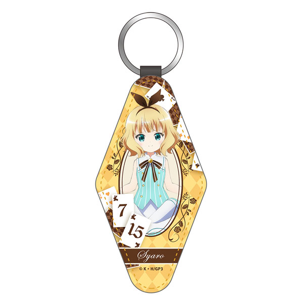 Axel Graphic Works Is the Order a Rabbit? "Syaro" Leather Keychain รูปภาพ 1