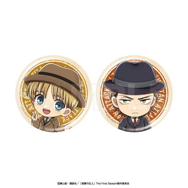 Avengers Attack on Titan Character Badge Set (Playback part5) Armin / Jean