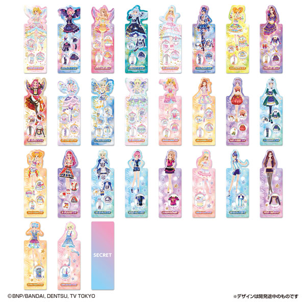 Bandai Bookmark Collection Aikatsu Stars! 2pcs. 20Pack BOX
