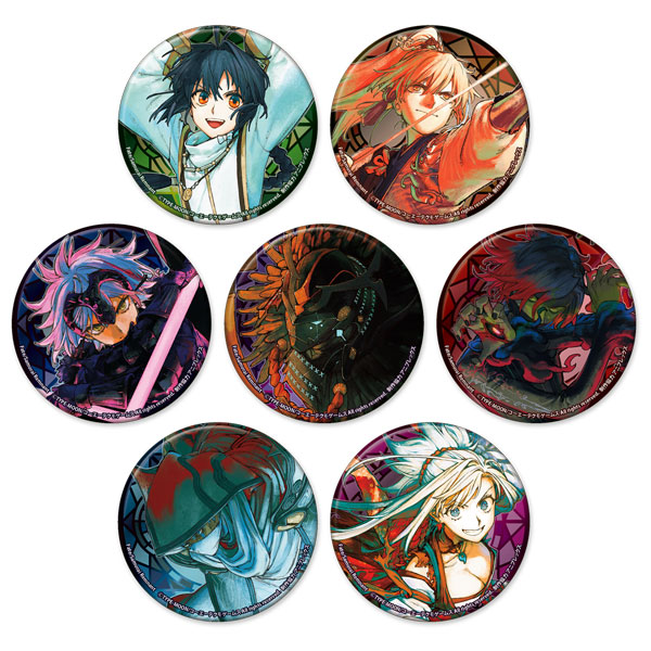 Koei Tecmo Games [Exclusive Sale] Fate/Samurai Remnant Metal Tin Badge 7pcs. Set imagen 1
