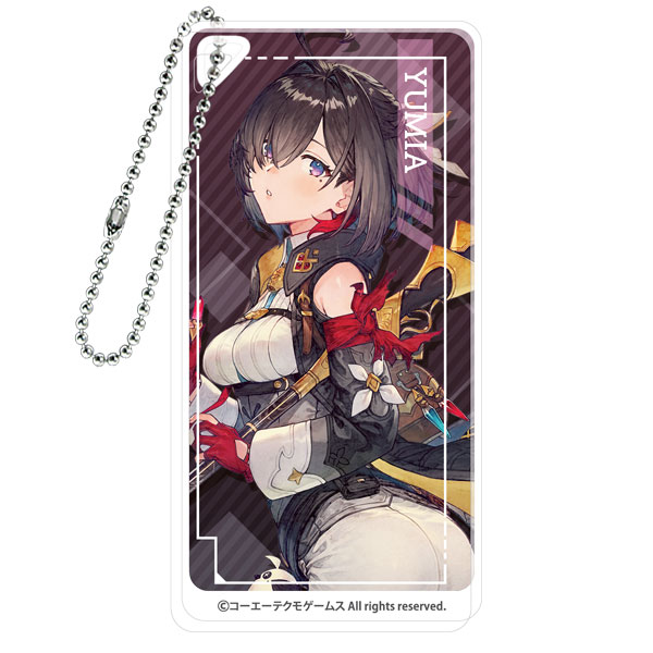 Koei Tecmo Games [Exclusive Sale] Atelier Yumia Domino Style Keychain Yumia