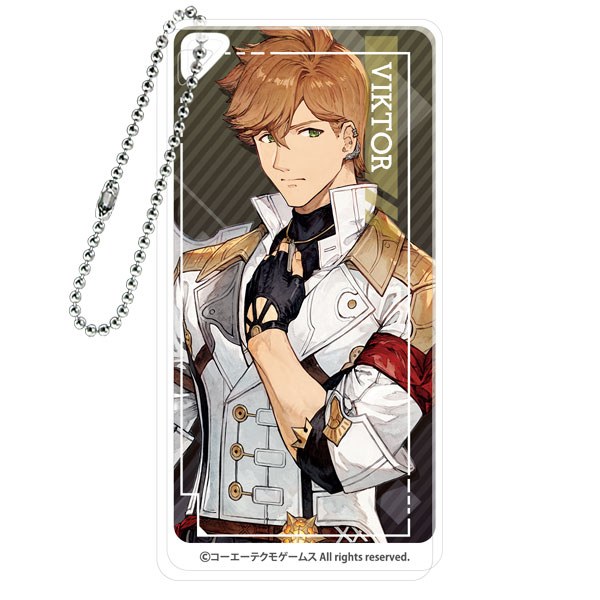 Koei Tecmo Games [Exclusive Sale] Atelier Yumia Domino Style Keychain Viktor