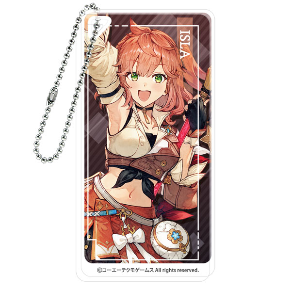 Koei Tecmo Games [Exclusive Sale] Atelier Yumia Domino Style Keychain Isla