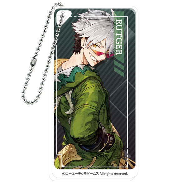 Koei Tecmo Games [Exclusive Sale] Atelier Yumia Domino Style Keychain Rutger