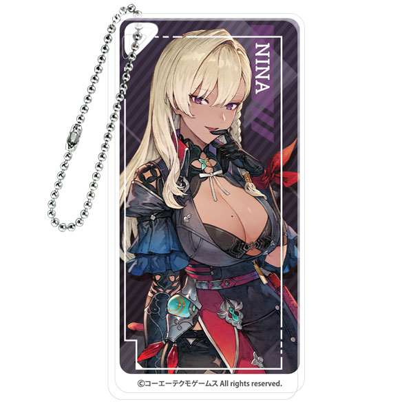 Koei Tecmo Games [Exclusive Sale] Atelier Yumia Domino Style Keychain Nina
