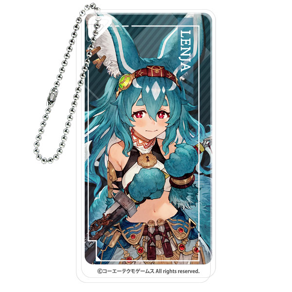 Koei Tecmo Games [Exclusive Sale] Atelier Yumia Domino Style Keychain Lenja