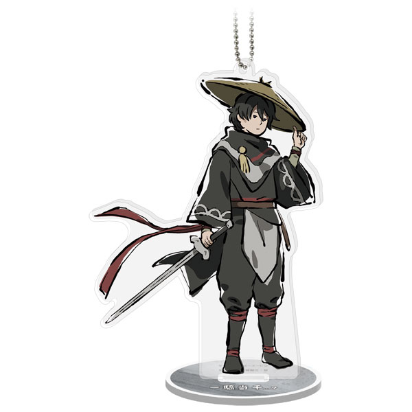 Koei Tecmo Games [Exclusive Sale] Dynasty Warriors ORIGINS Yurutto Acrylic Stand Keychain Protagonist Hichou Outfit w/Hat