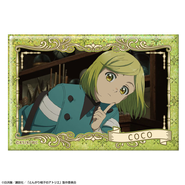 License Agent TV Anime "Witch Hat Atelier" Hologram Tin Badge Ver.2 Design 01 (Coco /A)