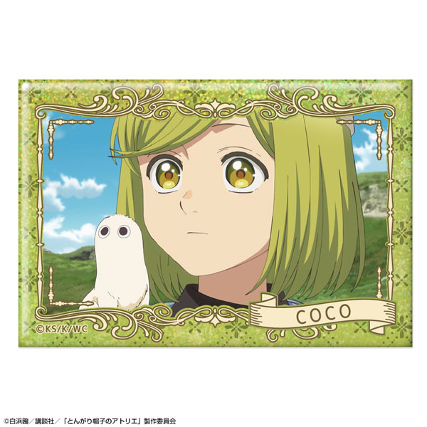 License Agent TV Anime "Witch Hat Atelier" Hologram Tin Badge Ver.2 Design 03 (Coco /C)