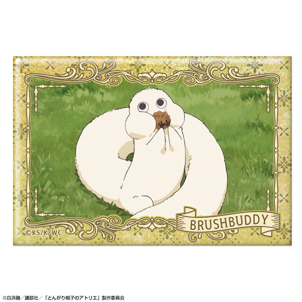 License Agent TV Anime "Witch Hat Atelier" Hologram Tin Badge Ver.2 Design 12 (Brushbuddy)