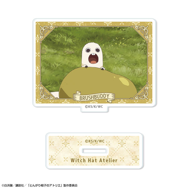 License Agent TV Anime "Witch Hat Atelier" Mini Acrylic Stand Design 15 (Brushbuddy) image 1