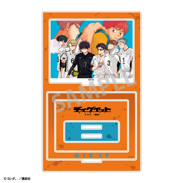 Kamio Japan Dig It Acrylic Stand Episode 1 Frontispiece Color Illustration