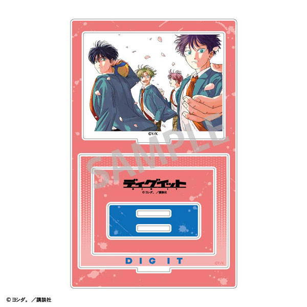 Kamio Japan Dig It Acrylic Stand Magazine Color Illustration รูปภาพ 1
