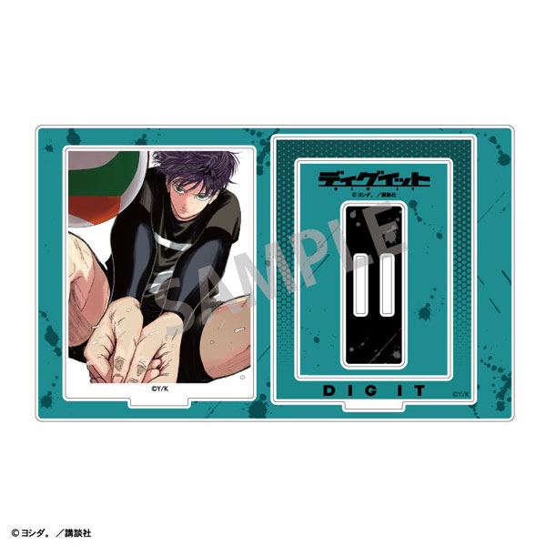 Kamio Japan Dig It Acrylic Stand Vol.1 Cover Color Illustration รูปภาพ 1