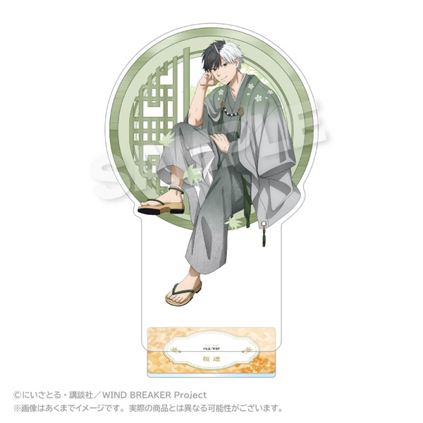 Stella Notes WIND BREAKER BIG Acrylic Stand Round Window ver. Haruka Sakura