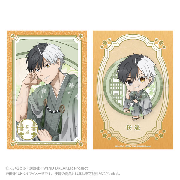 Stella Notes WIND BREAKER Postcard Set Round Window ver. Haruka Sakura