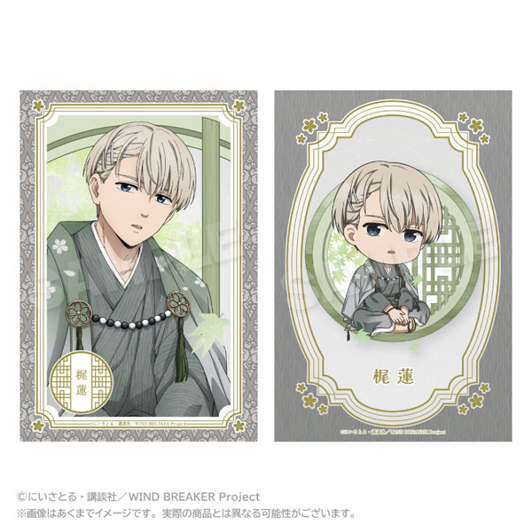 Stella Notes WIND BREAKER Postcard Set Round Window ver. Ren Kaji