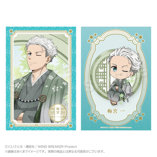 Stella Notes WIND BREAKER Postcard Set Round Window ver. Hajime Umemiya รูปภาพ 1