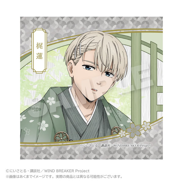 Stella Notes WIND BREAKER Mini Towel Round Window ver. Ren Kaji