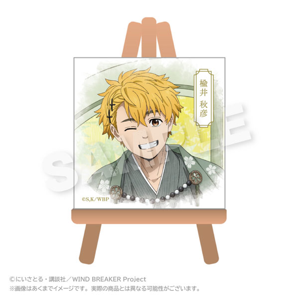 Stella Notes WIND BREAKER Mini Canvas Art Round Window ver. Akihiko Nirei