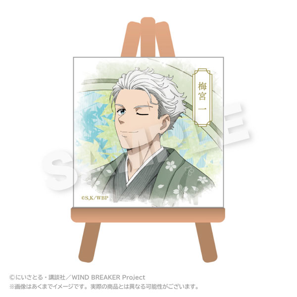 Stella Notes WIND BREAKER Mini Canvas Art Round Window ver. Hajime Umemiya