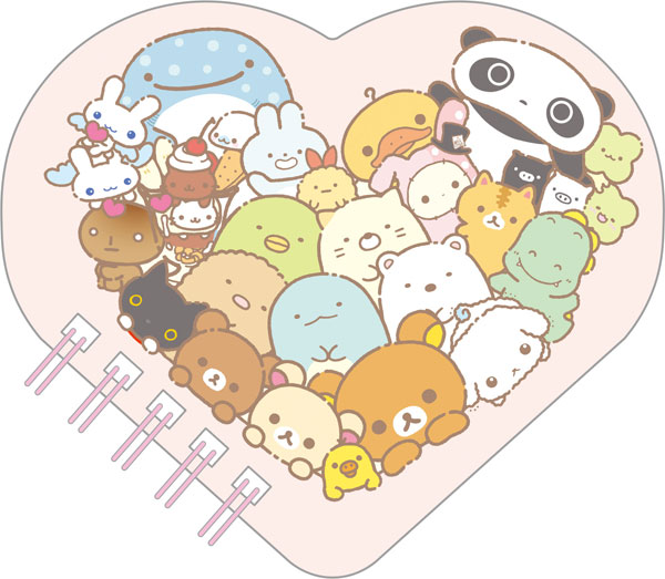San-x MH33901 San-x Universe "Heart" Diecut SP Memo 圖片 1