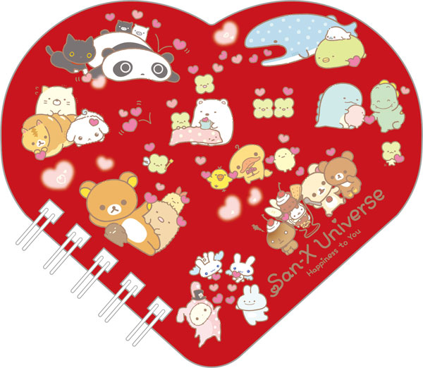 San-x MH33902 San-x Universe "Heart" Diecut SP Memo imagen 1