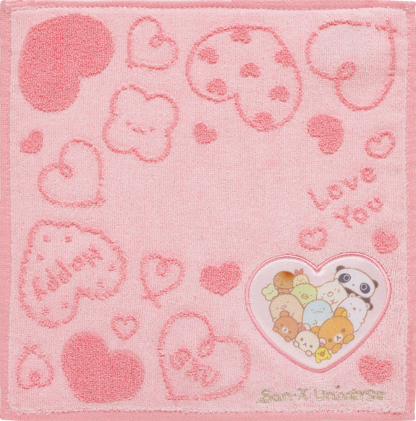 San-x CM59201 San-x Universe "Heart" Mini Towel