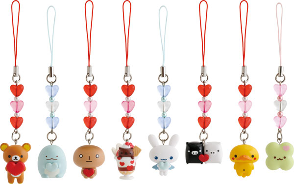 San-x AB49101 San-x Universe "Heart" Mascot Keychain Collection 8Item Assortment BOX รูปภาพ 1