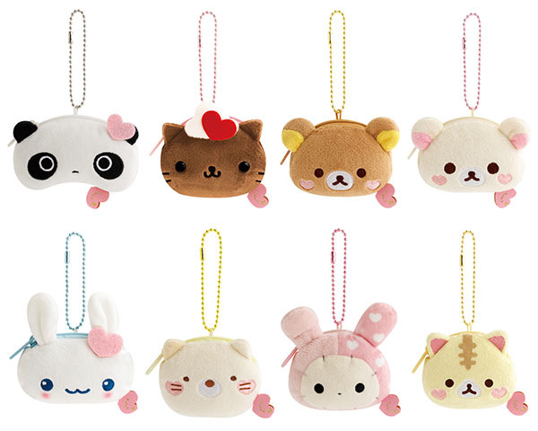 San-x AB49301 San-x Universe "Heart" Mini Mini Coin Case Collection 8Item Assortment BOX hình ảnh 1