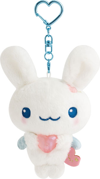 San-x MZ03401 San-x Universe "Heart" Twin Rabbit Angel Burasage Plush รูปภาพ 1