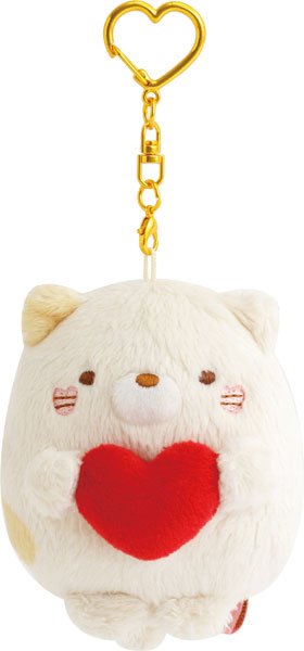 San-x MZ03901 San-x Universe "Heart" Sumikko Gurashi Burasage Plush Neko รูปภาพ 1