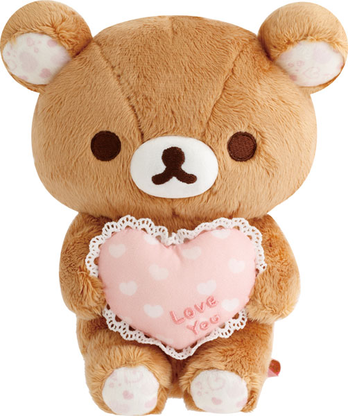San-x MZ04201 San-x Universe "Heart" Rilakkuma Plush image 1