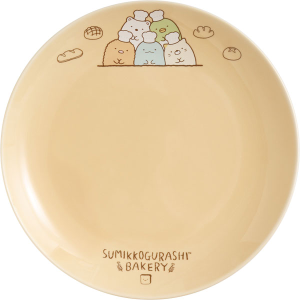 San-x TK25502 Itsumademo Bakery Merchandise Sumikko Gurashi Round Plate Bild 1