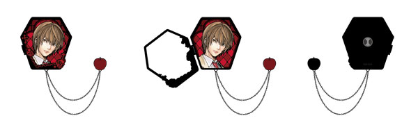 BOOMCOMIC Death Note "Light Yagami" Metal Pin Badge