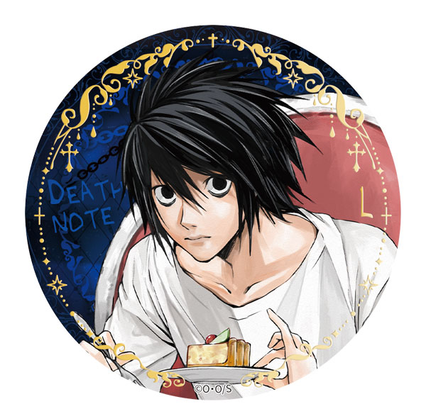 BOOMCOMIC Death Note "L" Tin Badge