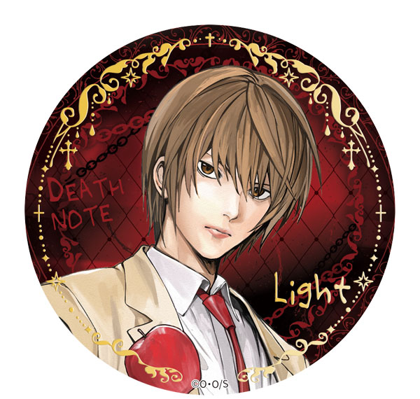 BOOMCOMIC Death Note "Light Yagami" Tin Badge