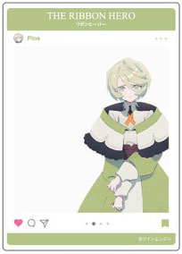 Penguin Parade "THE RIBBON HERO" SNS Style Clear Card Pine Bild 1