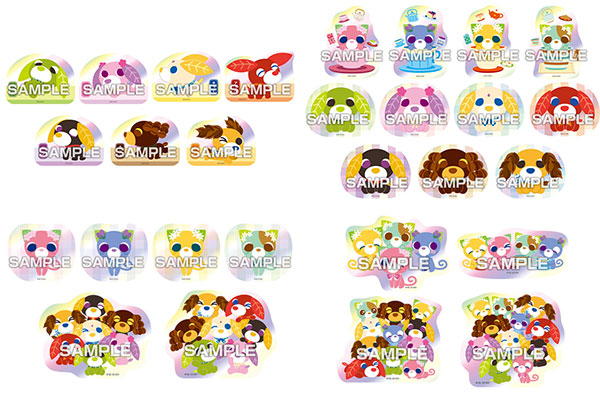Ensky Ochaken Chara Cut Sticker Gum 16Pack BOX (CANDY TOY) imagen 1